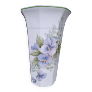 Superbe grand vase octogonal - limoges