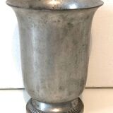 Old tin vase