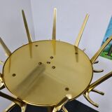Vintage metal hat and coat rack