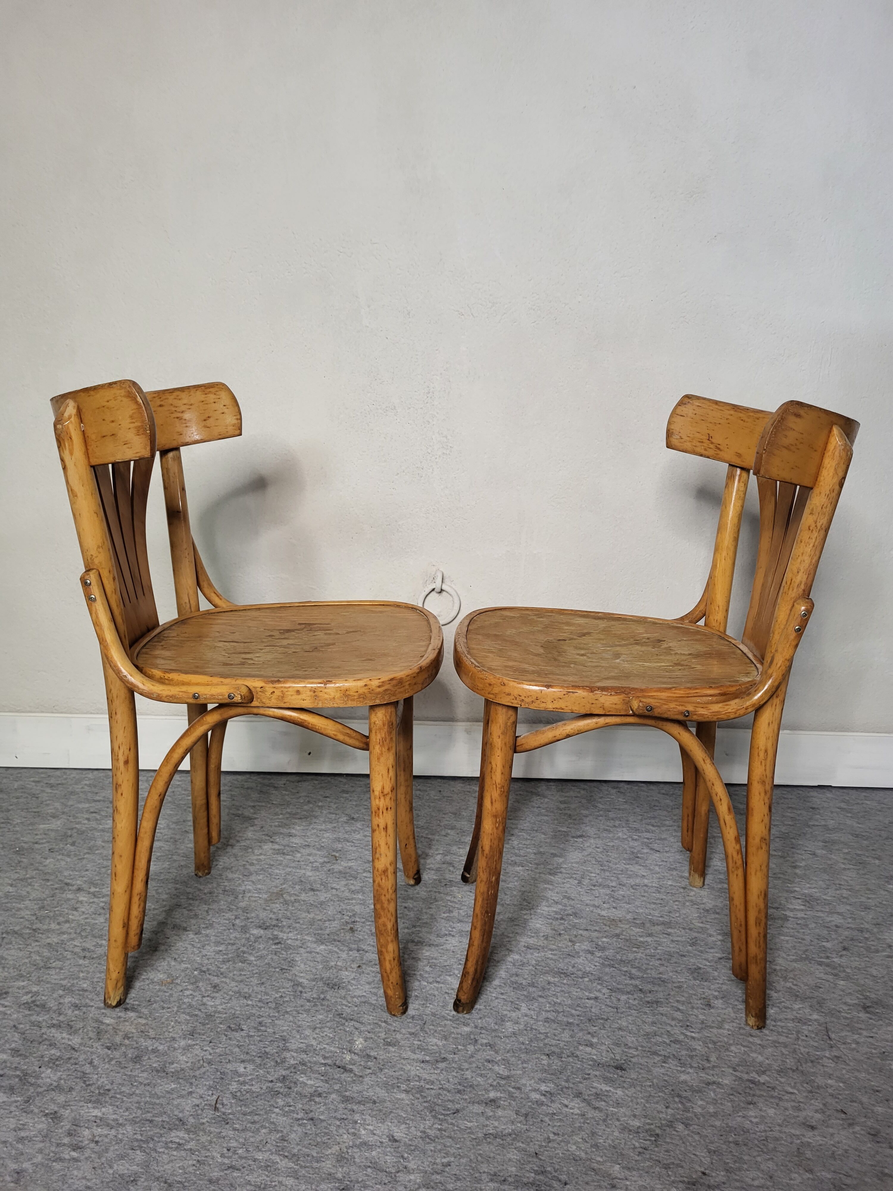 Pair of bistro chairs