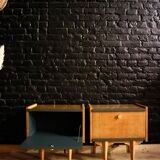 Pair of vintage bedsides