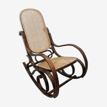 Rocking chair cannage