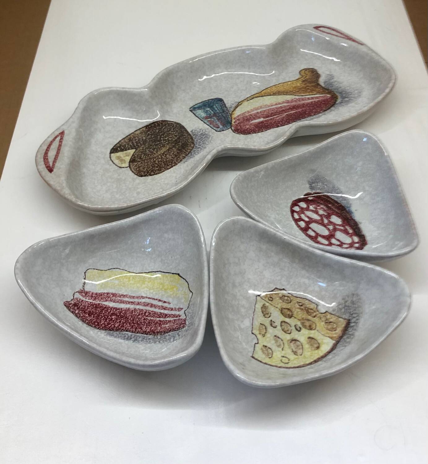 Ensemble de plats puzzle par Raymor italy