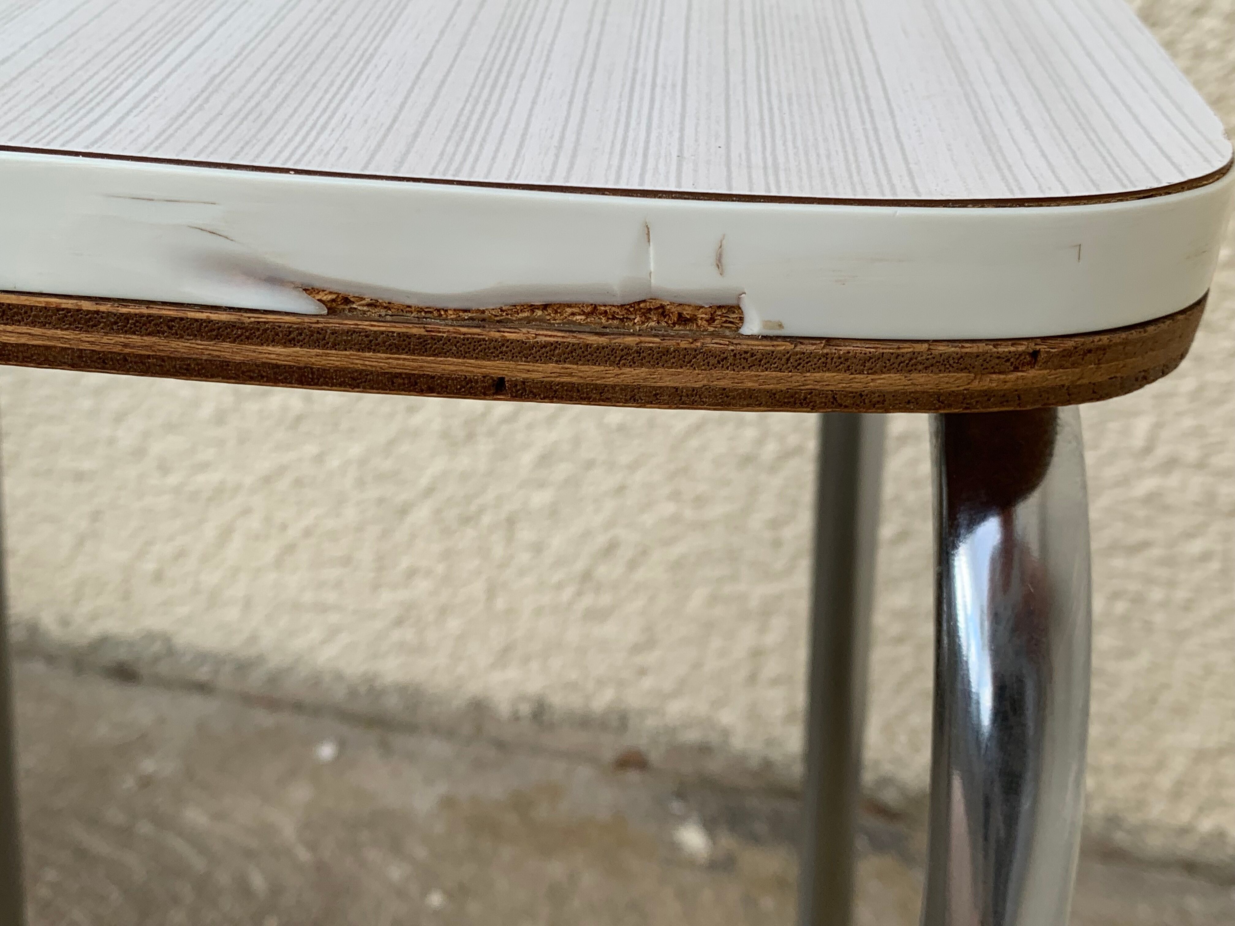 Formica stepladder stool 1970