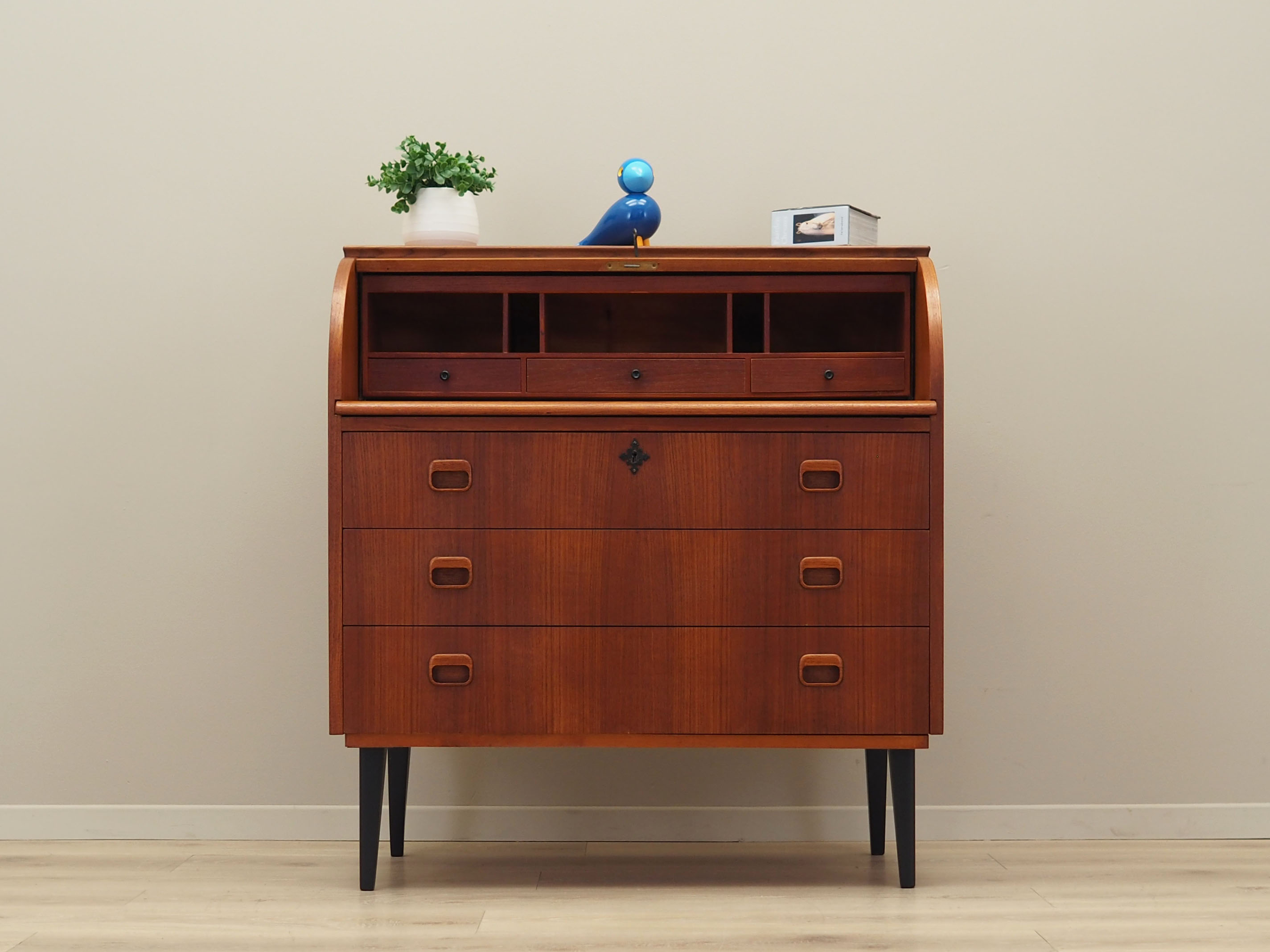 Teak secretary, Danish design, 1970s, production Denmark