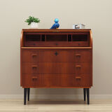 Teak secretary, Danish design, 1970s, production Denmark