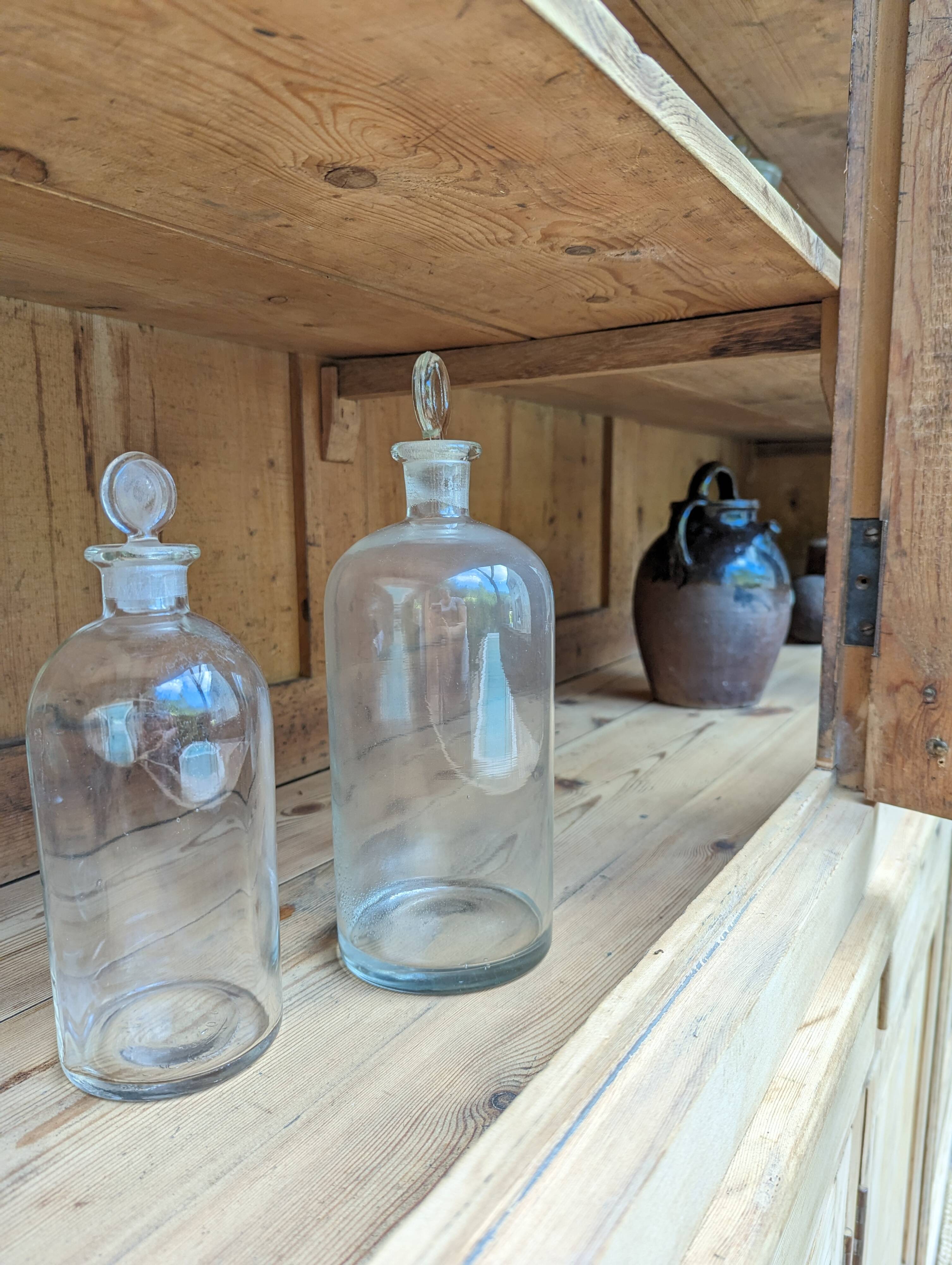 Old glazed furniture