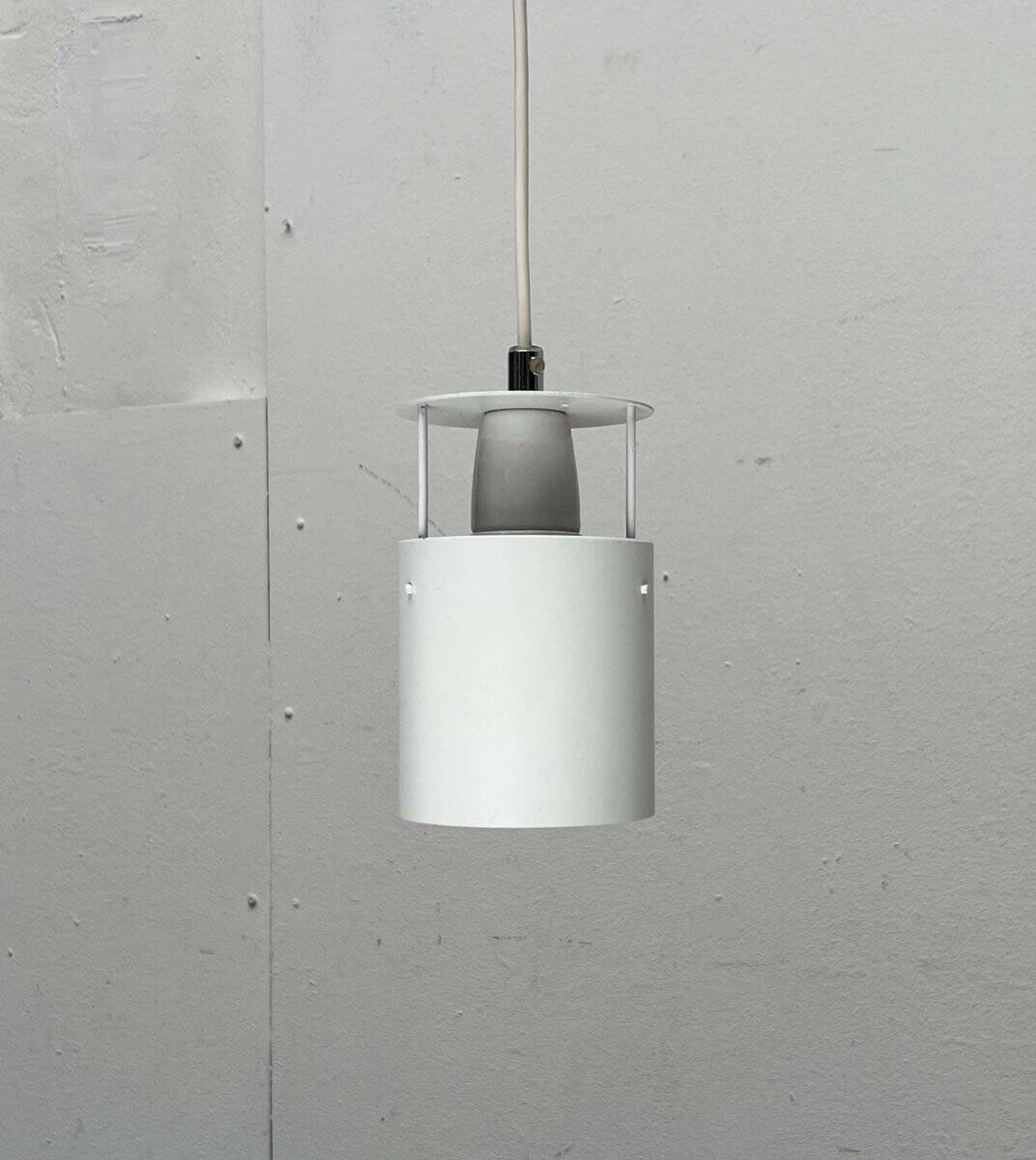 Fyrtønden pendant lamp, minimalist Danish modern mid-century by Asger Bay Christiansen for Lys, 1960s.