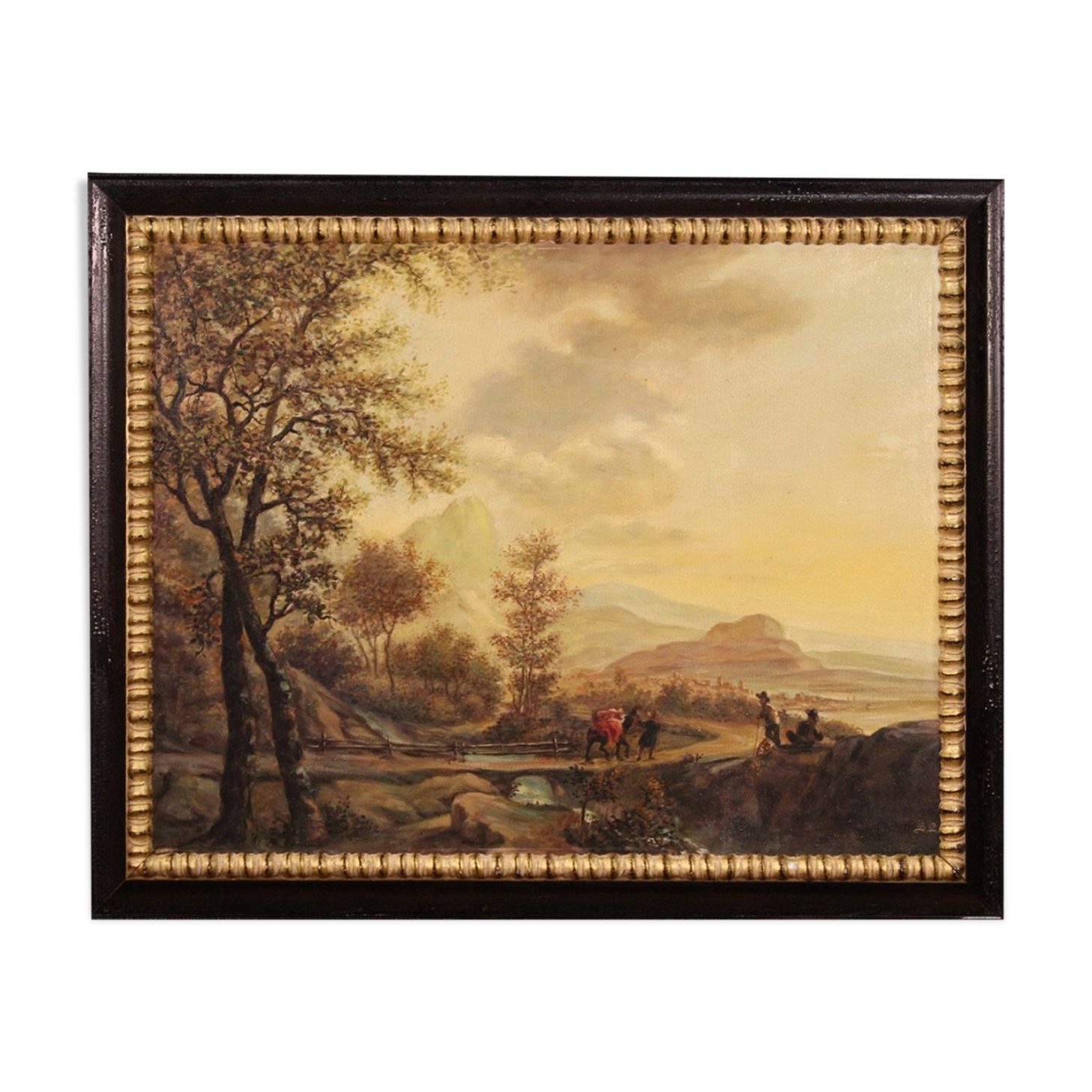 Bucolic landscape from XXth century