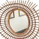 Set of 3 Rattan and Bamboo Mirrors, 1950s/60s