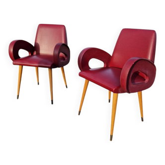 Set of 2 armchairs from the 1960s