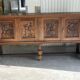 Large carved oak buffet in neo-Renaissance style, mid-20th century.