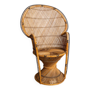 fauteuil Emmanuelle osier/rotin