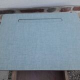 Formica school desk with chair