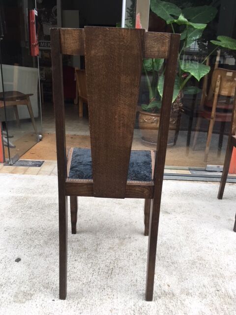 Pair of perfecta patented art deco chairs