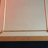 Wall-mounted gilded vintage wrought iron mirror