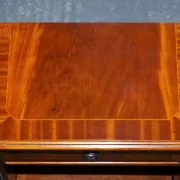 Vintage Georgian Style Walnut Bedside Tables, Set of 2