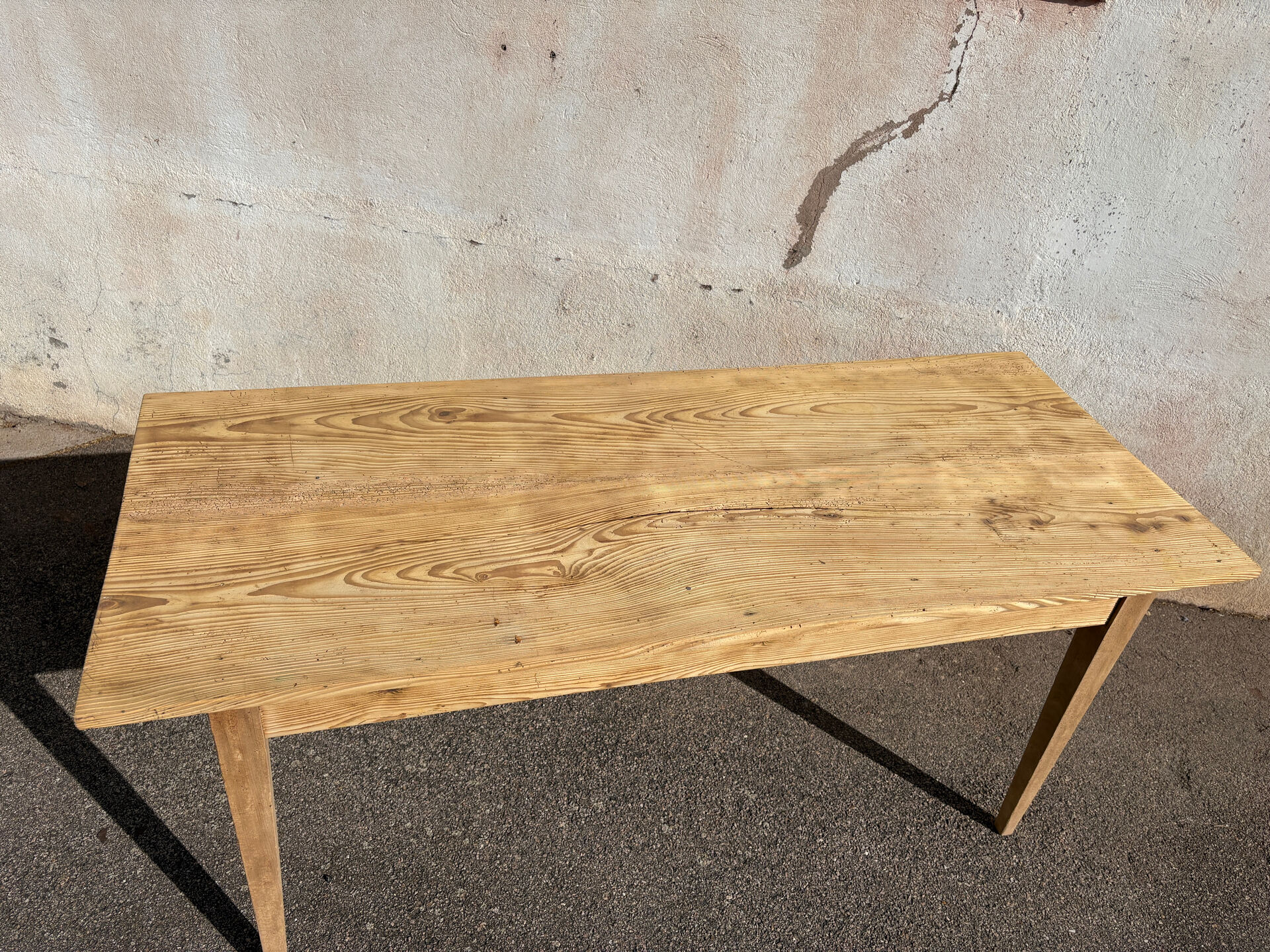 Table bistrot brute 