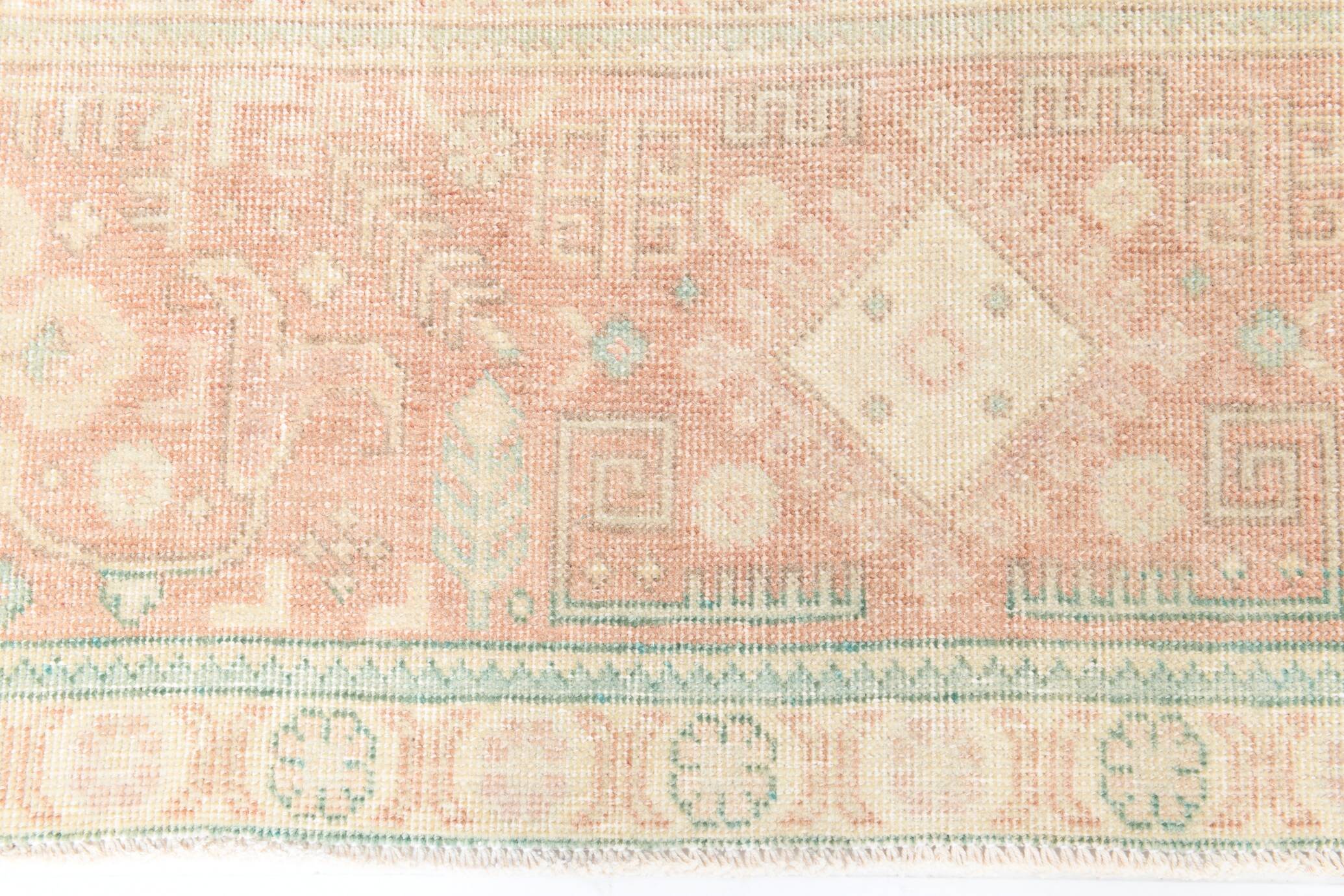 Shades Of Pale Pink Persian Runner Rug