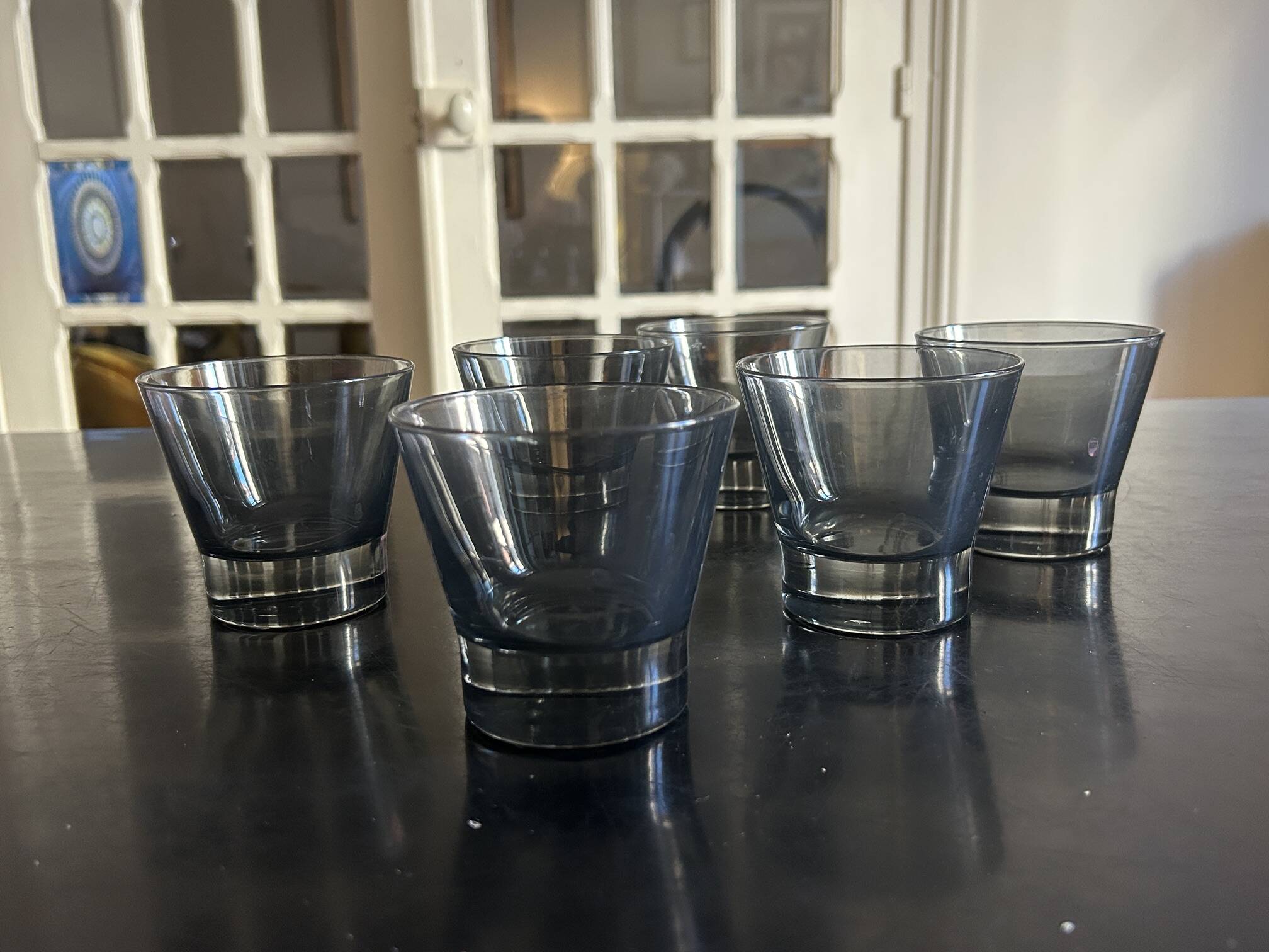 6 glasses from the 70s