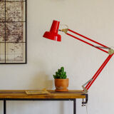 Red articulated architect lamp