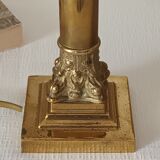 Pair of Lamp Feet in XXth Bronze