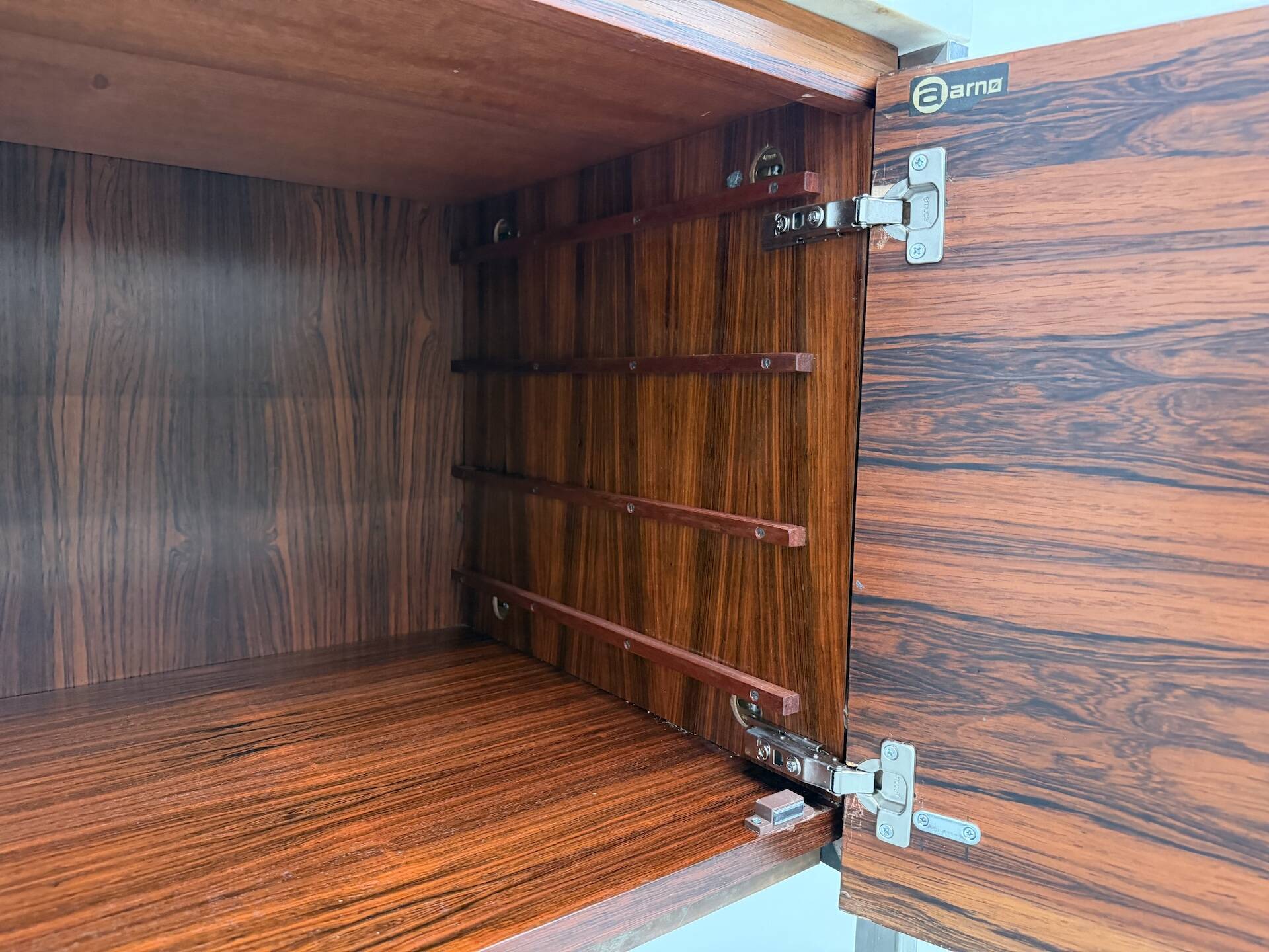 Modernist enfilade by Arno, in Rio rosewood.