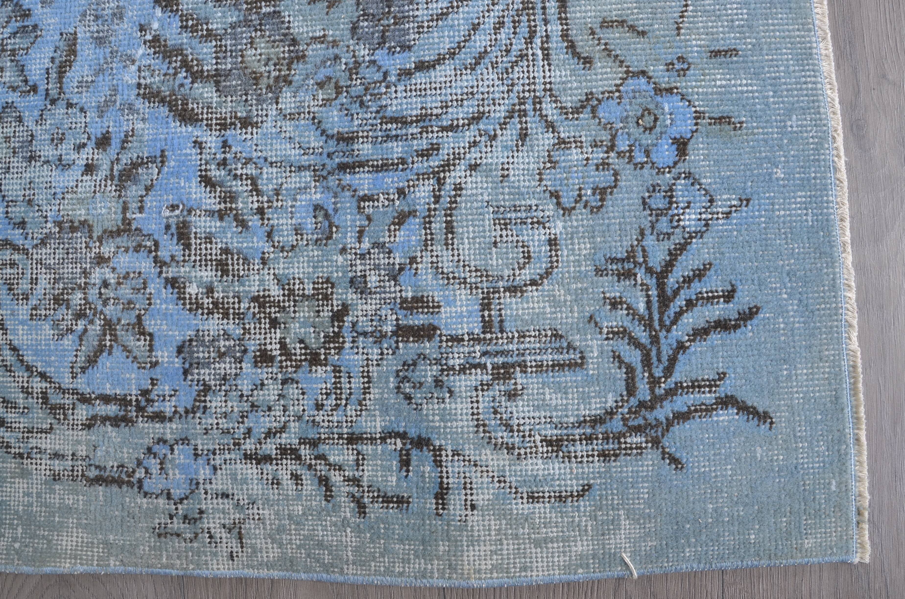 Blue Vintage Oushak Carpet sku 1922