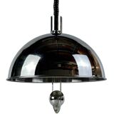 60s 70s ceiling lamp hanging lamp Florian Schulz P58 brass Space Age