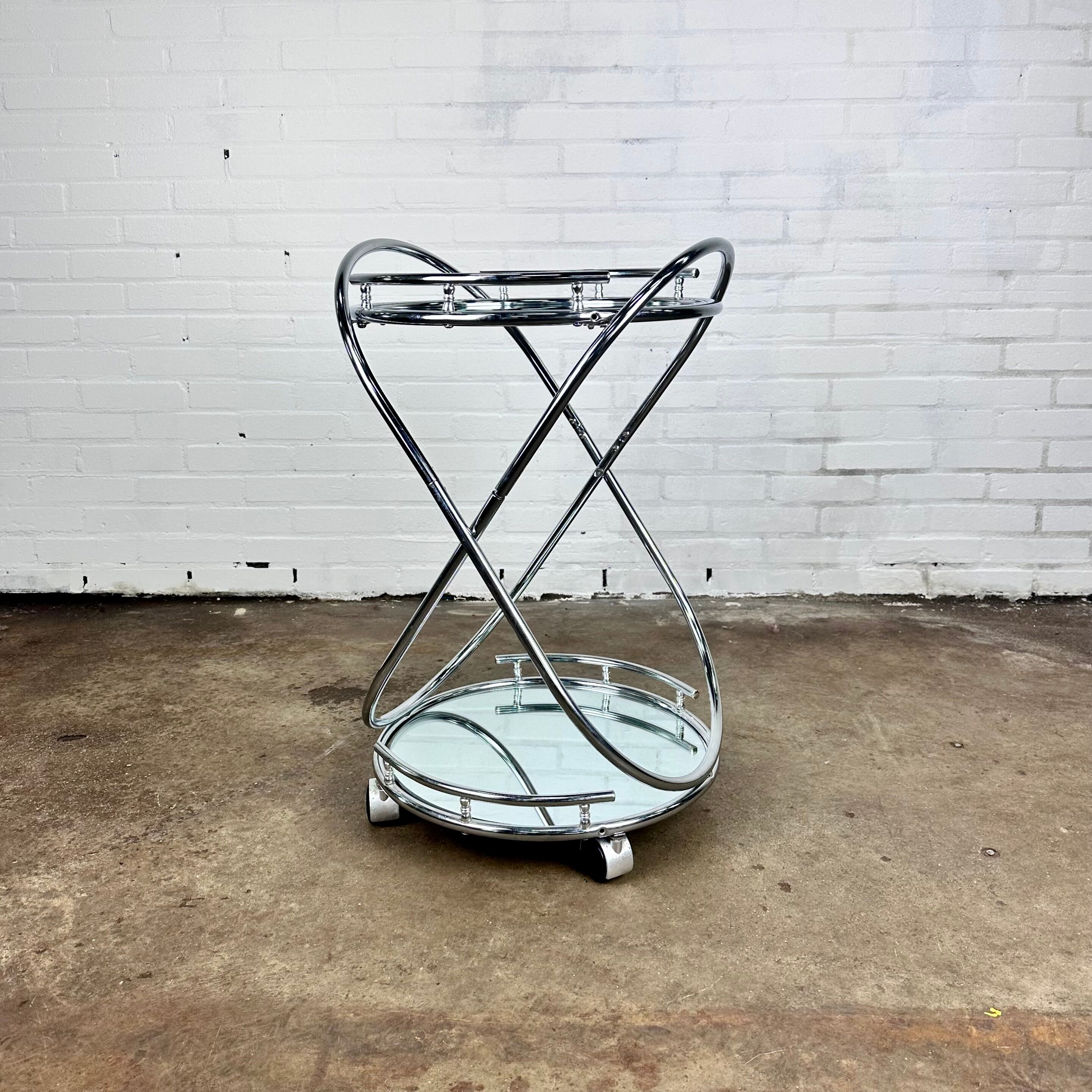 Vintage tubular frame trolley round