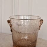 Ice bucket biot old bubble glass