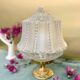 Art Deco lamp with floral patterns
