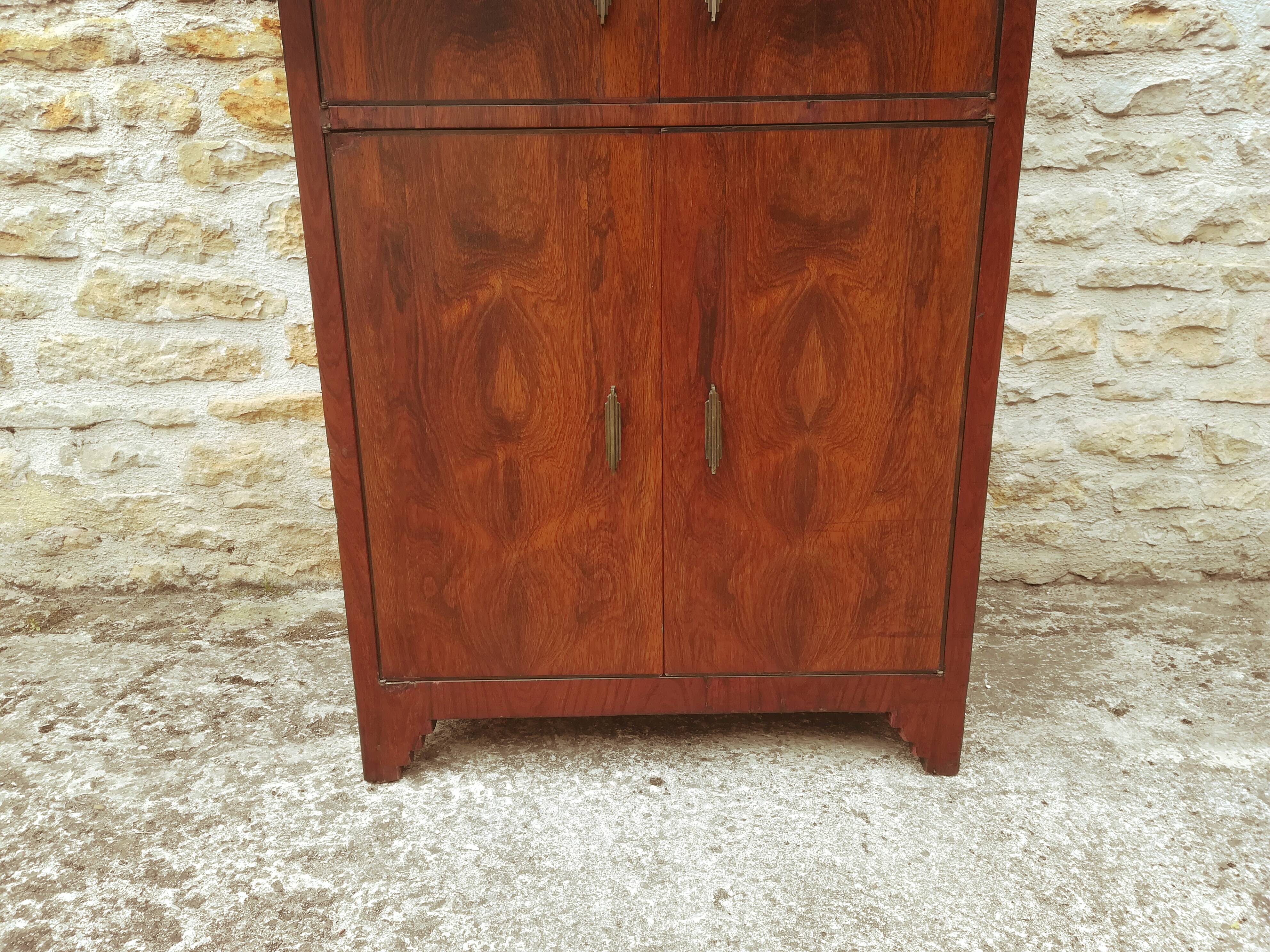 Art deco furniture with six doors