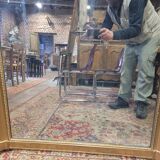 Mirror Louis Philippe 19th gold 144h/106l cms