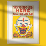 1940s circus poster