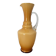 Vintage amber opaline vase retro mid-century glassware