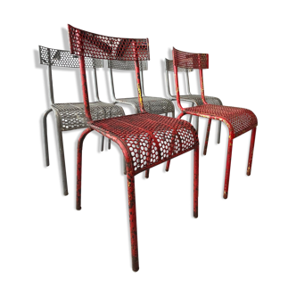 Lot de 5 chaises René Malaval 1935