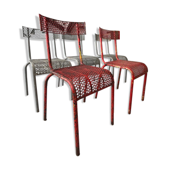 Set of 5 chairs René Malaval 1935