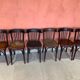 Suite de 6 chaises bistrot vintage