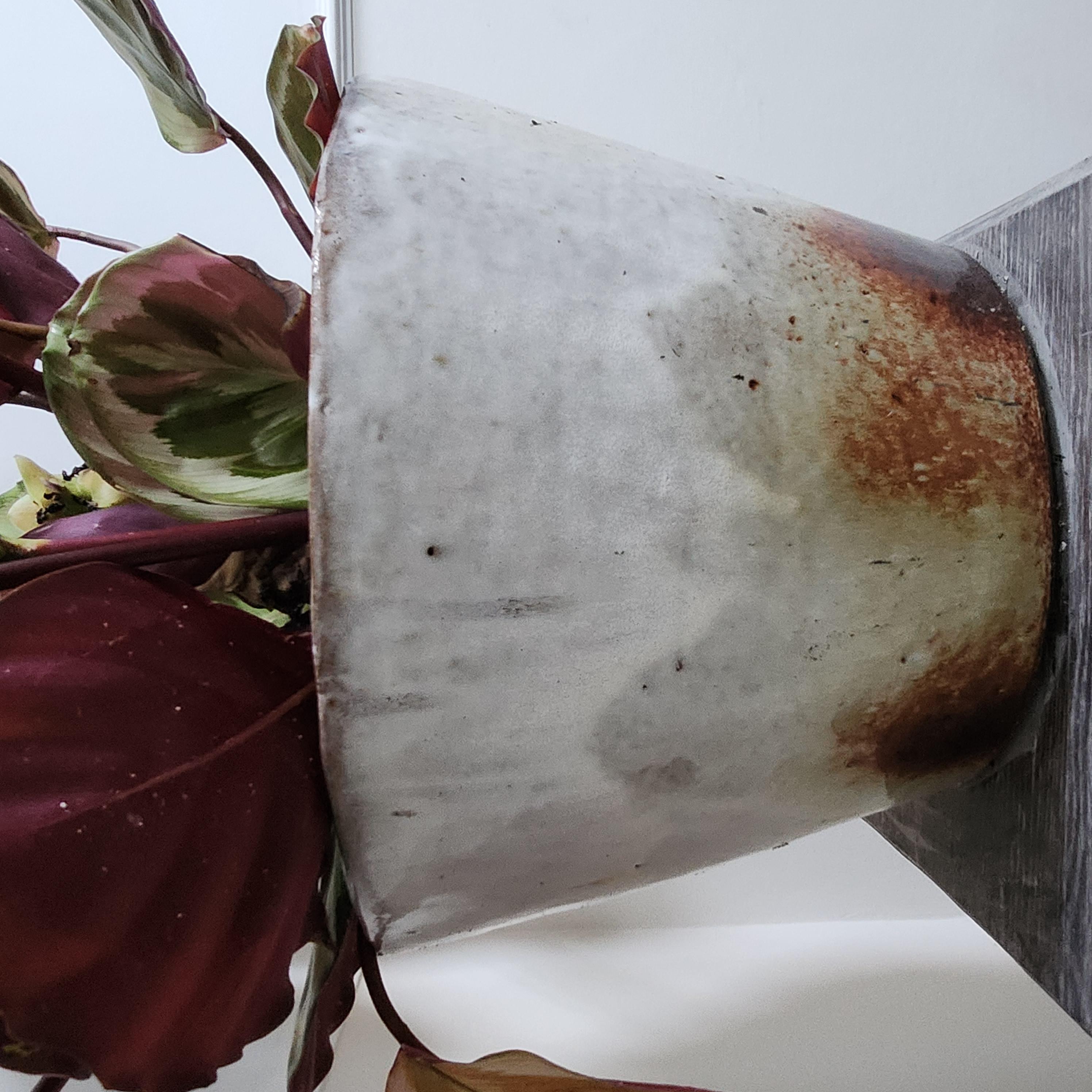 Glazed terracotta vase from the year C. 1970