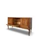 Italian Mid-Century cherrywood veneered and solid wood sideboard.