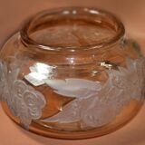 Legras: very important glass vase with acid-etched patterns.