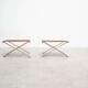 Pair of folding stools by Michael Christensen