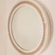 Vintage 70's wall mirror decorated carrara matta design