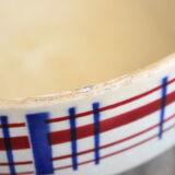 Ancient Ceramic Salad with Handles signed Saint-Amand