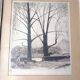 Paris Quai d'Orléans Etching Signed Jean Jules Dufour 1889 1973