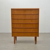 Commode en teck, années 1960