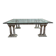 Coffee table with Corinthian columns and glass top