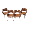 Ensemble de 4 fauteuils polonais, 1960s