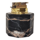 Black marble briquette
